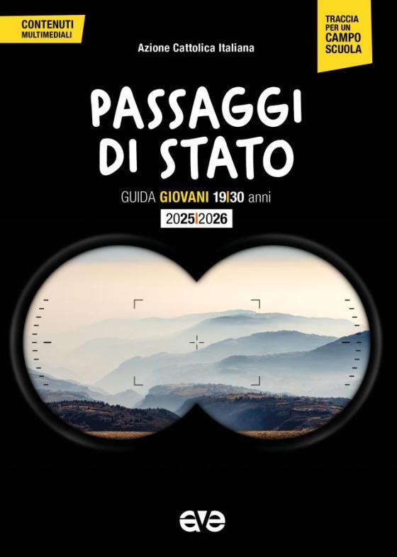 Passaggi di stato. Guida giovani 2025-26 Copertina guida giovani 2025-26